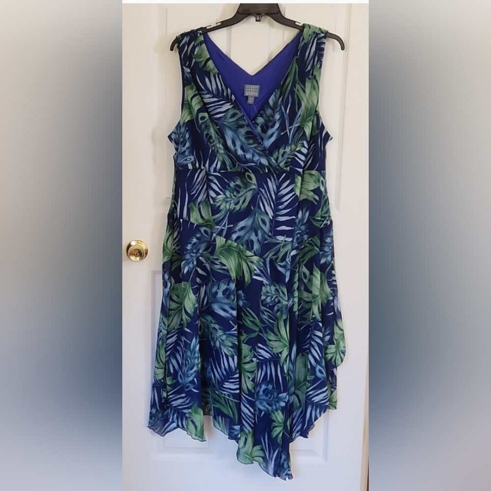 Womens Plus Size 22W Sleeveless Dress NWT 👗 Gorgeous 🎁
